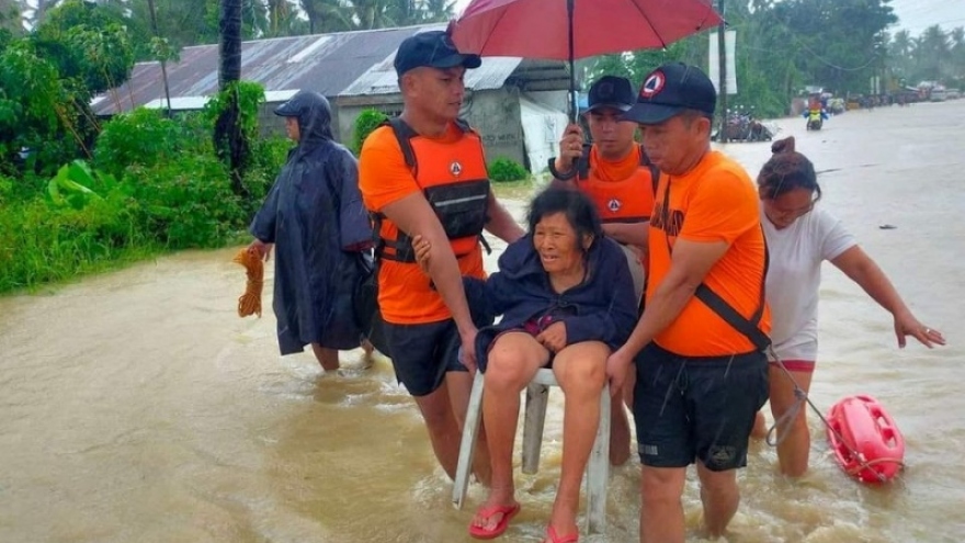 Philippines khẩn trương khắc phục hậu quả bão Nalgae